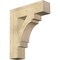 Ekena Millwork Merced Block Rough Sawn Bracket, Douglas Fir, 6"W x 24"D x 28"H BKT06X24X28MRC05RDF - alternate 1